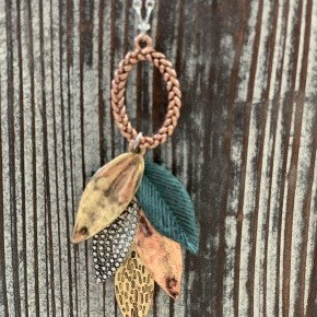 Feather necklace