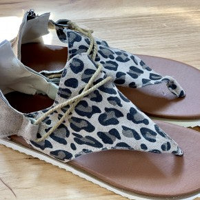 Leopard Sandal