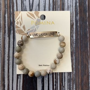 Live Laugh Love beaded bracelet