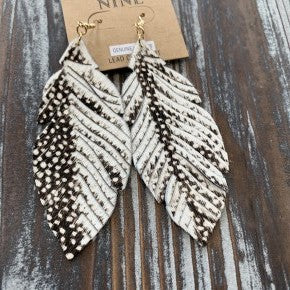 Spotted Owl Earrings